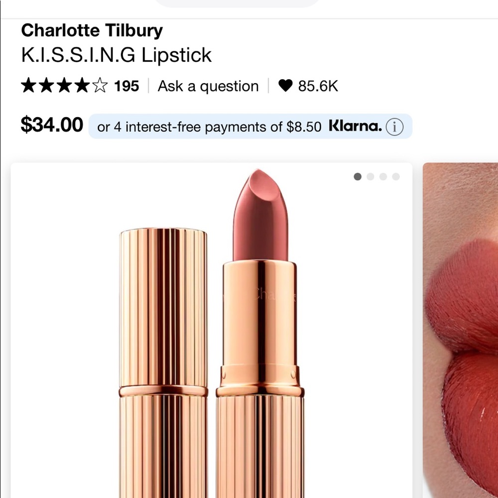 Charlotte tilbury lipstick